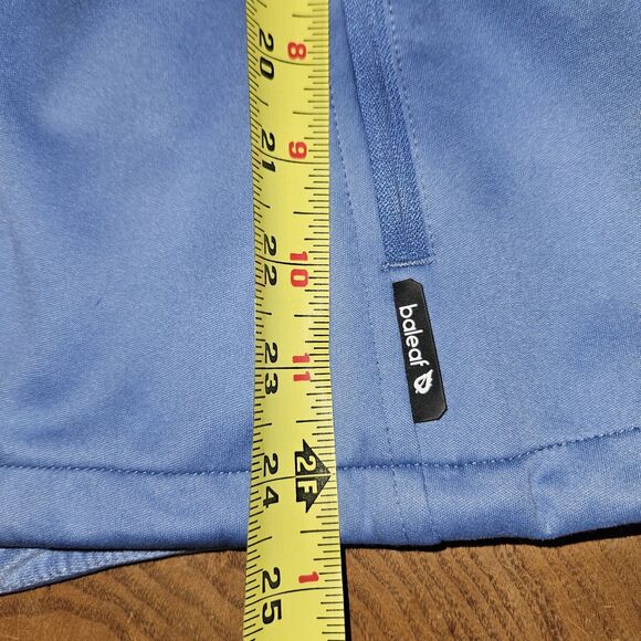 Baleaf Vest Men Medium Blue Full Zip Pockets Performance Hiking Activewear - Picture 7 of 9